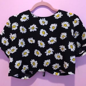 Floral crop top